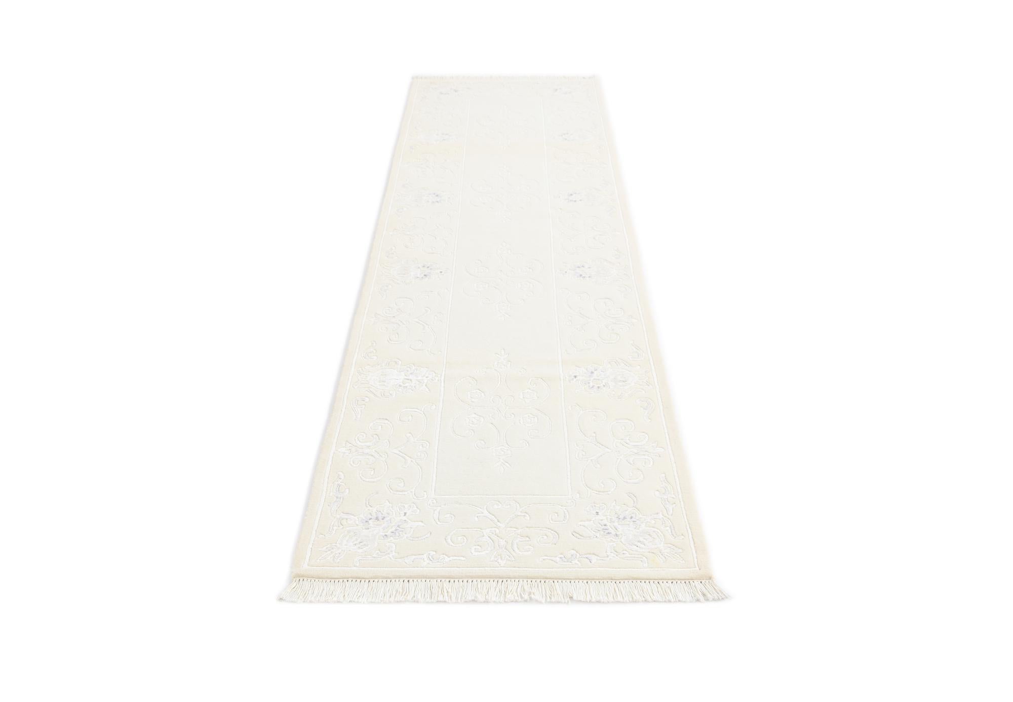 2' 8 x 9' 8 Hand Knotted Darya Wool Runner Rug