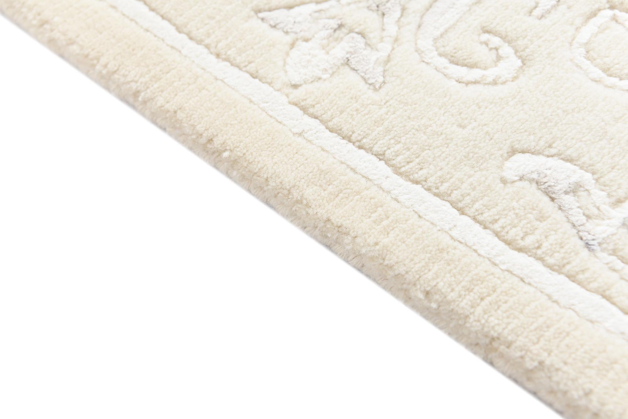 2' 8 x 9' 8 Hand Knotted Darya Wool Runner Rug