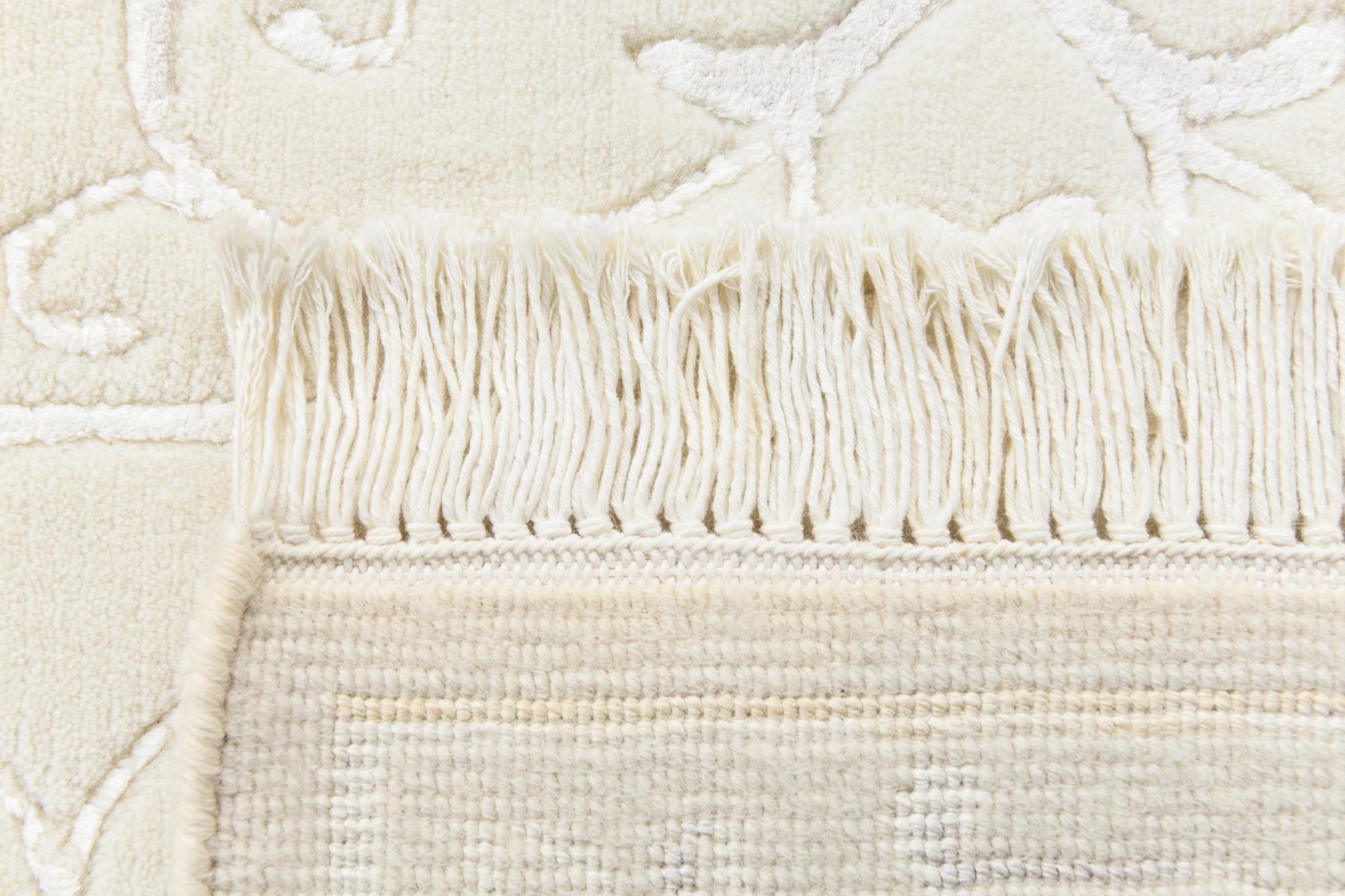 2' 8 x 9' 8 Hand Knotted Darya Wool Runner Rug
