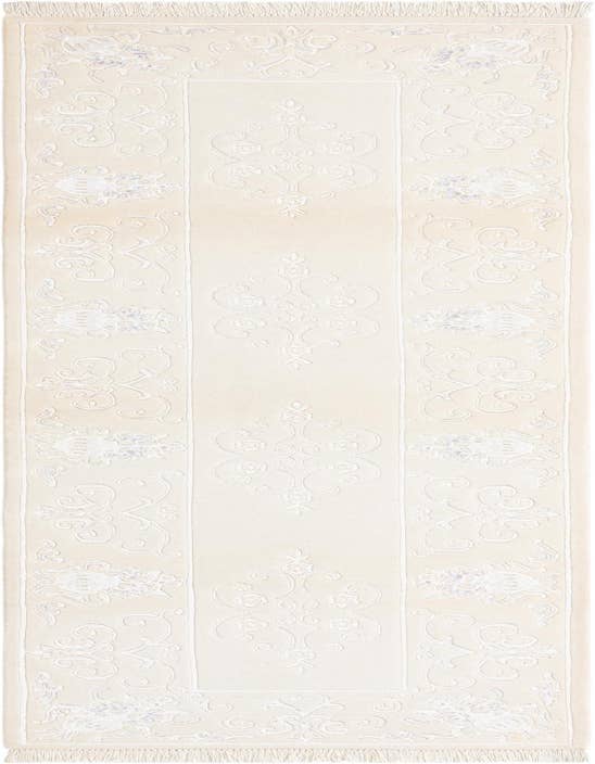 Detail image of 2' 8 x 9' 8 Hand Knotted Darya Wool Runner Rug
