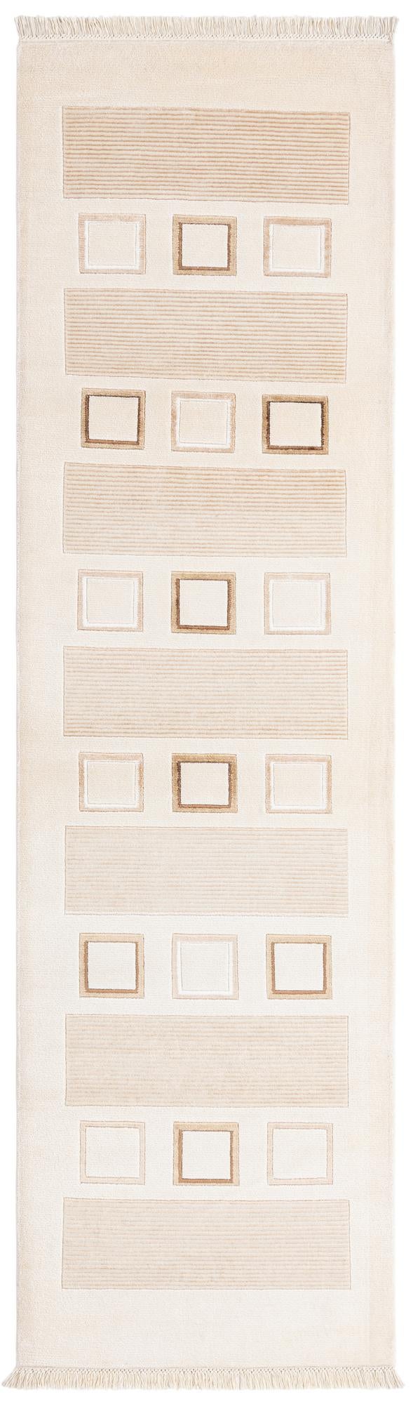 2' 9 x 9' 9 Hand Knotted Darya Wool Runner Rug