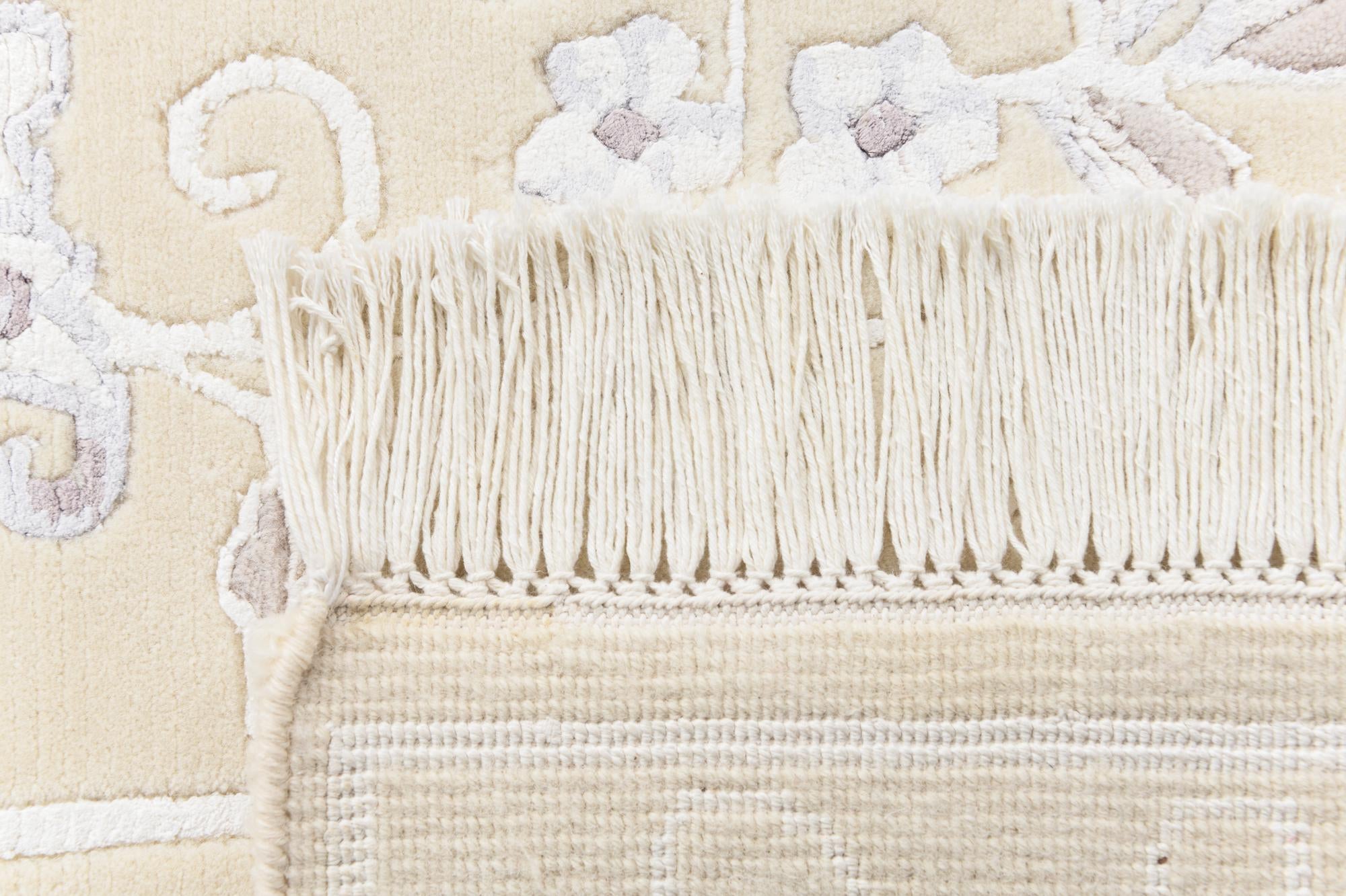 2' 7 x 9' 11 Hand Knotted Darya Wool Runner Rug