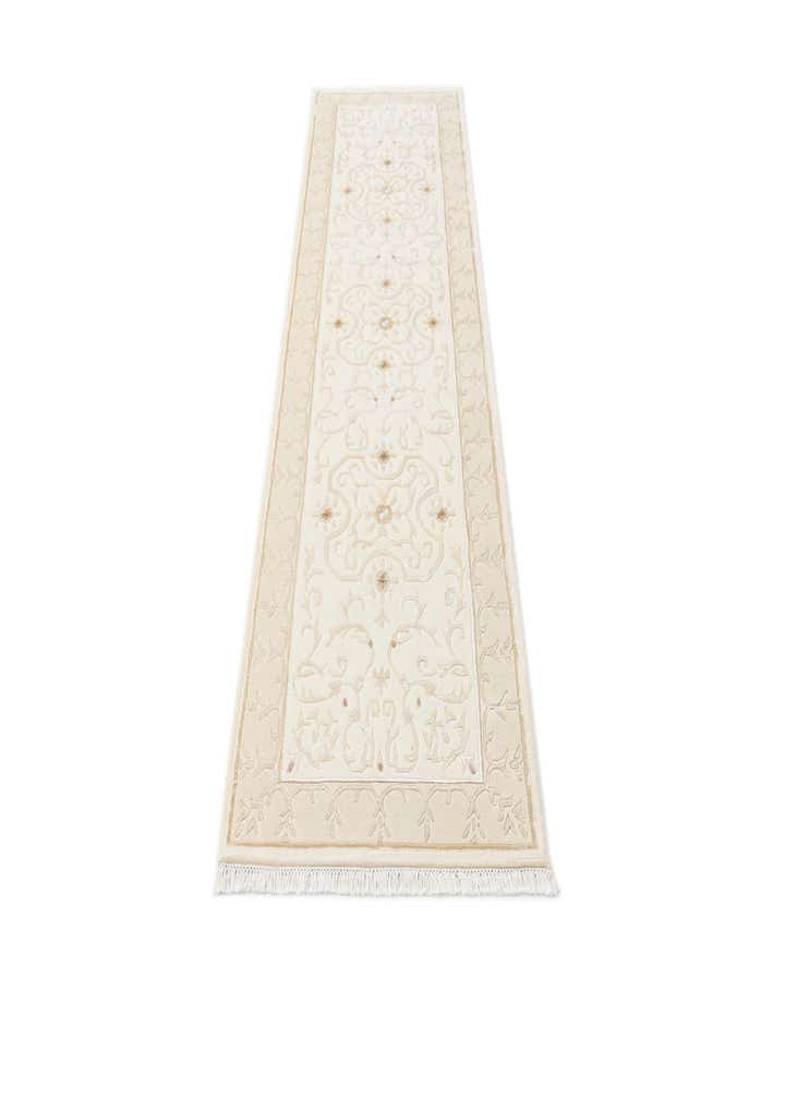 2' 8 x 9' 9 Hand Knotted Darya Wool Runner Rug