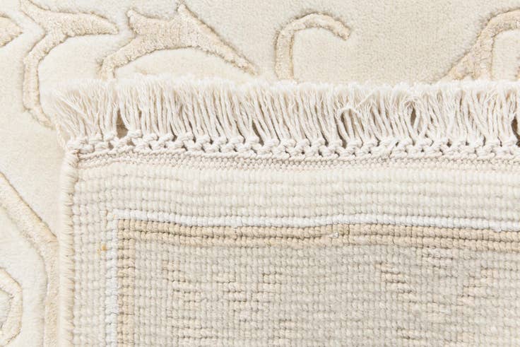 Detail image of 2' 8 x 9' 9 Hand Knotted Darya Wool Runner Rug