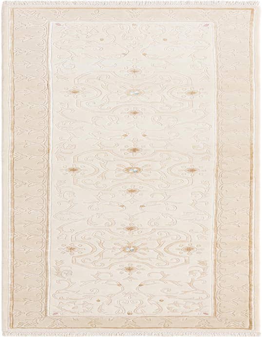 Detail image of 2' 8 x 9' 9 Hand Knotted Darya Wool Runner Rug