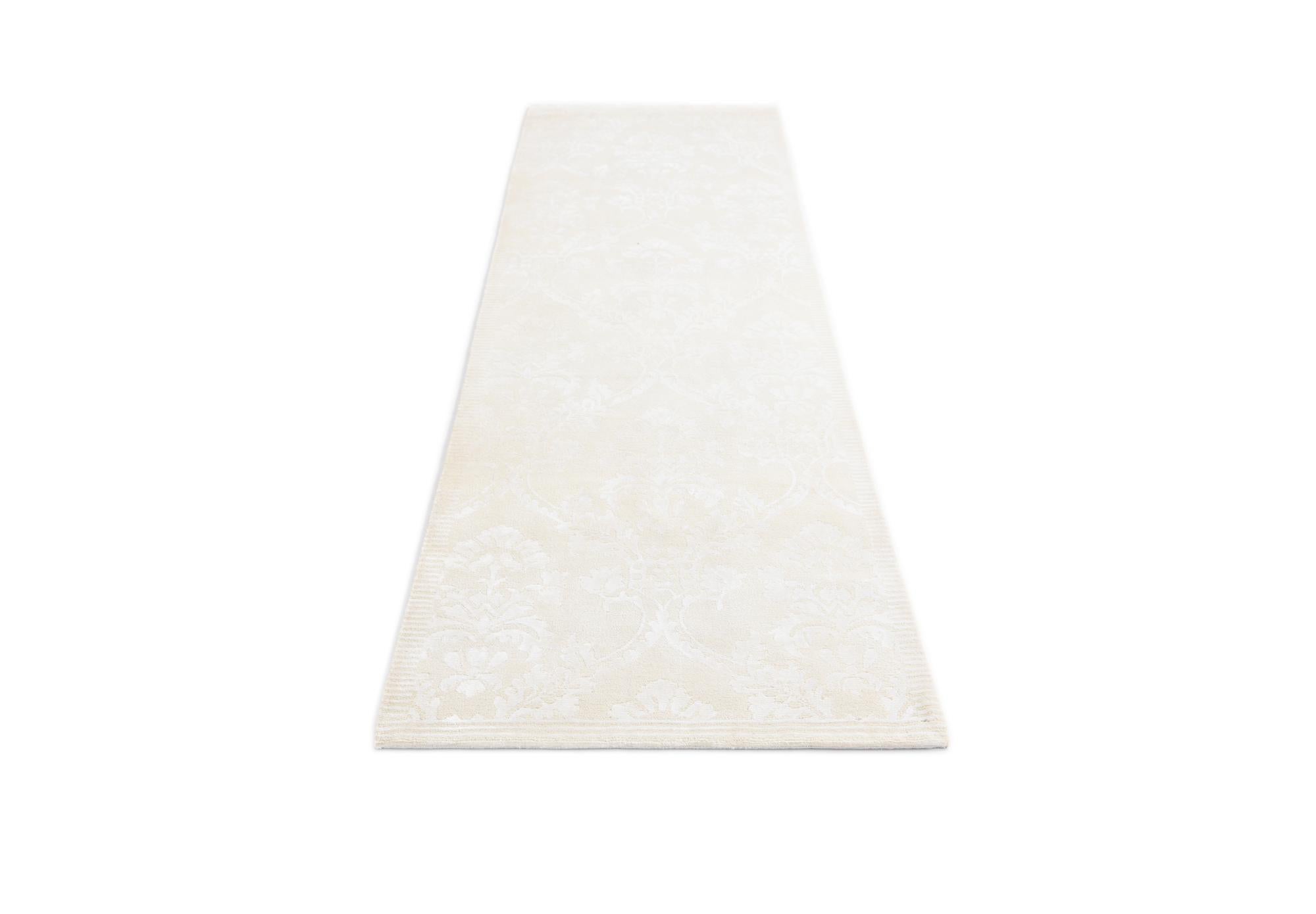 2' 10 x 10' Hand Knotted Darya Wool Runner Rug