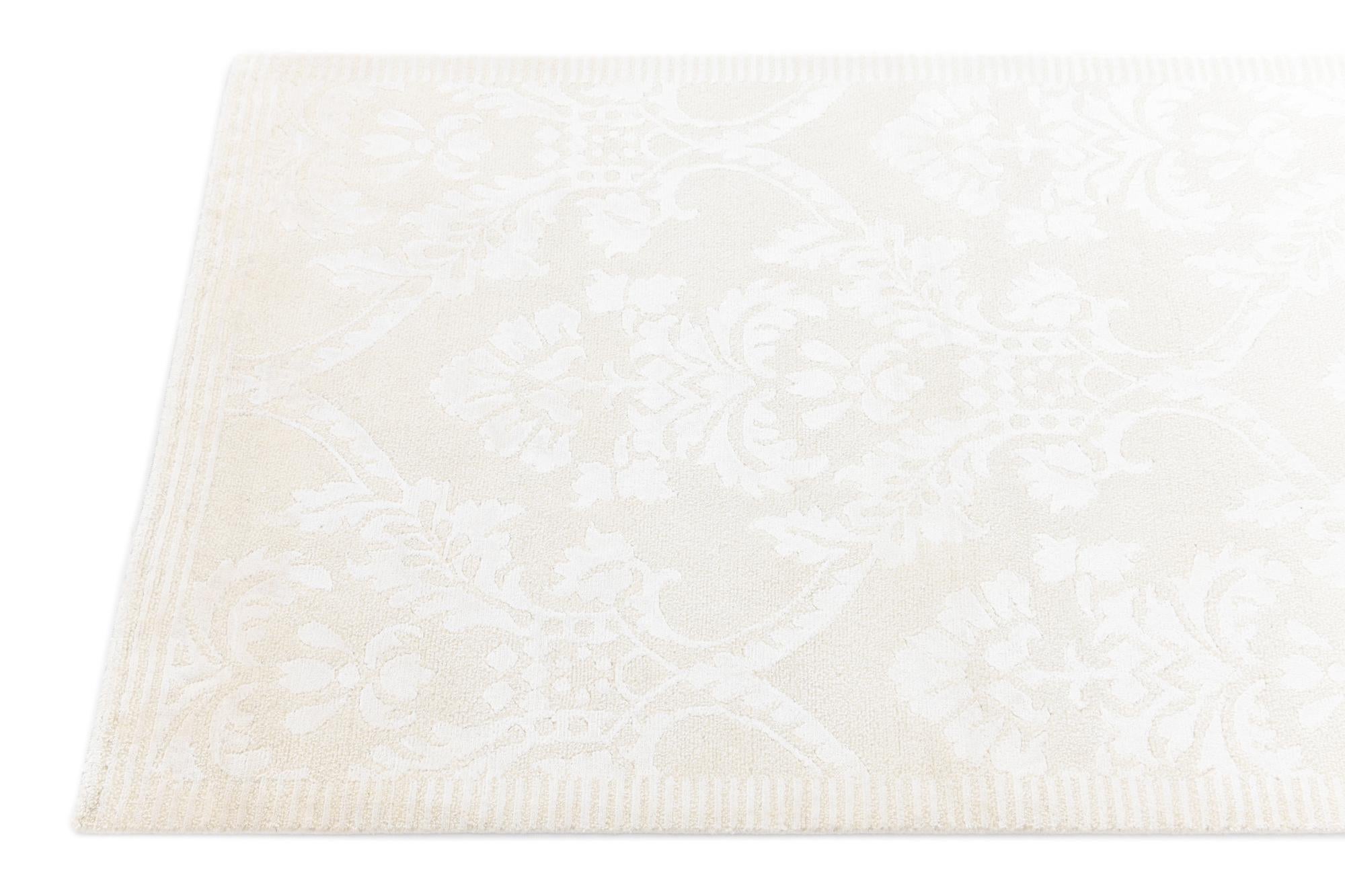 2' 10 x 10' Hand Knotted Darya Wool Runner Rug