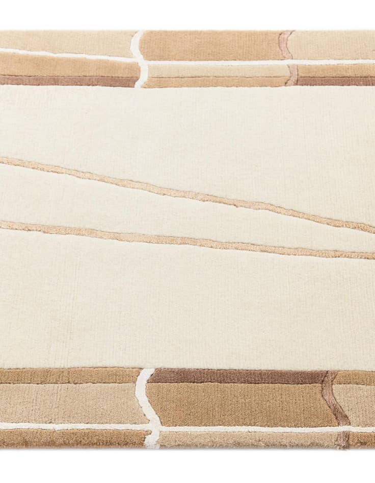 Detail image of 2' 7 x 9' 7  Hand Knotted Darya Wool Runner Rug