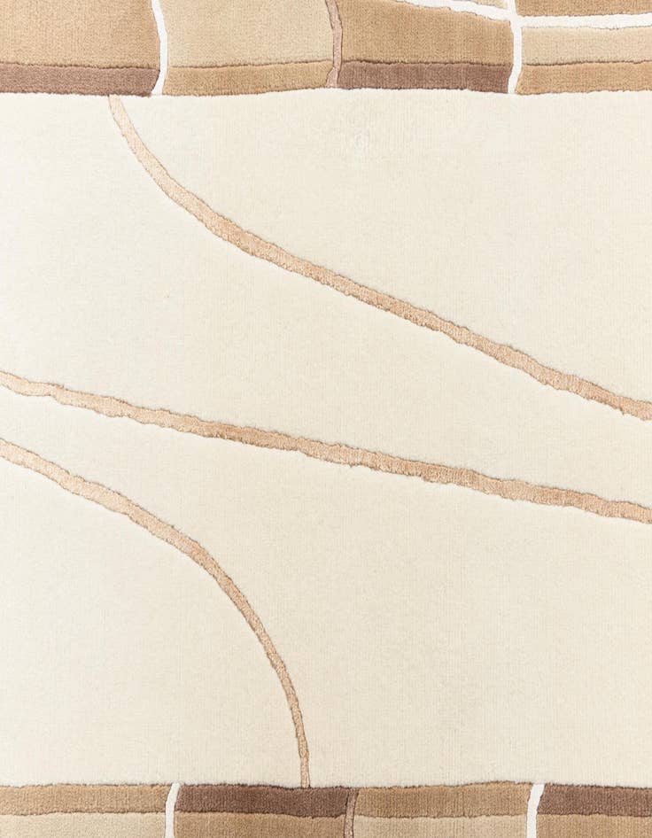 Detail image of 2' 7 x 9' 7  Hand Knotted Darya Wool Runner Rug