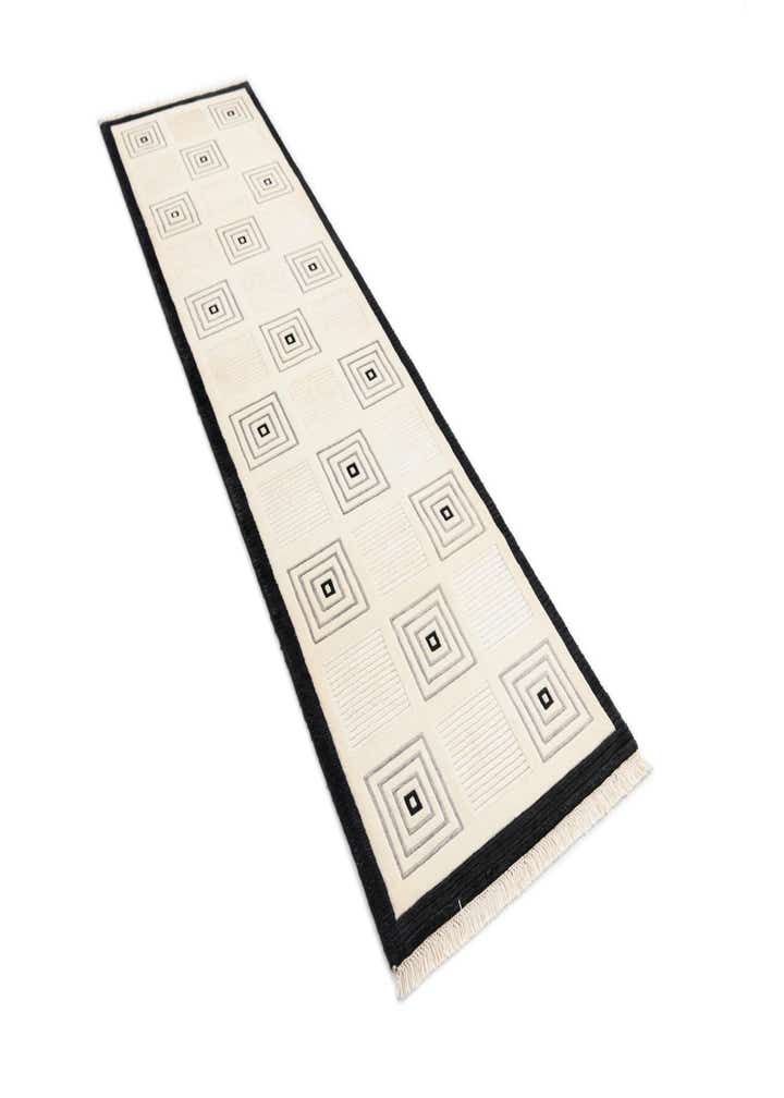 2' 7 x 9' 9 Hand Knotted Darya Wool Runner Rug