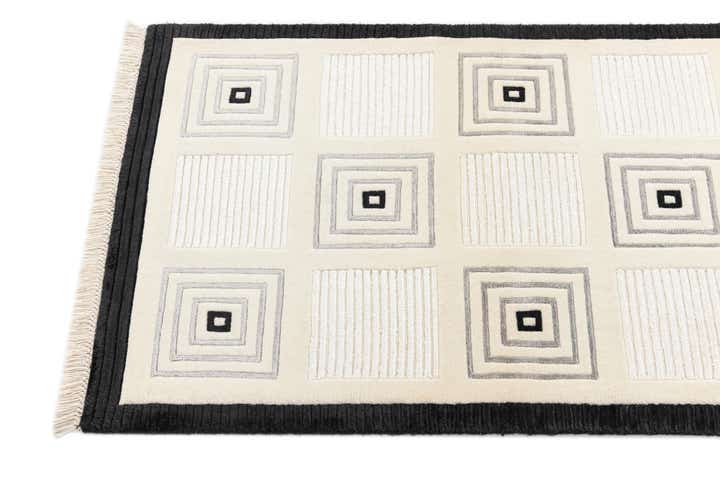 2' 7 x 9' 9 Hand Knotted Darya Wool Runner Rug