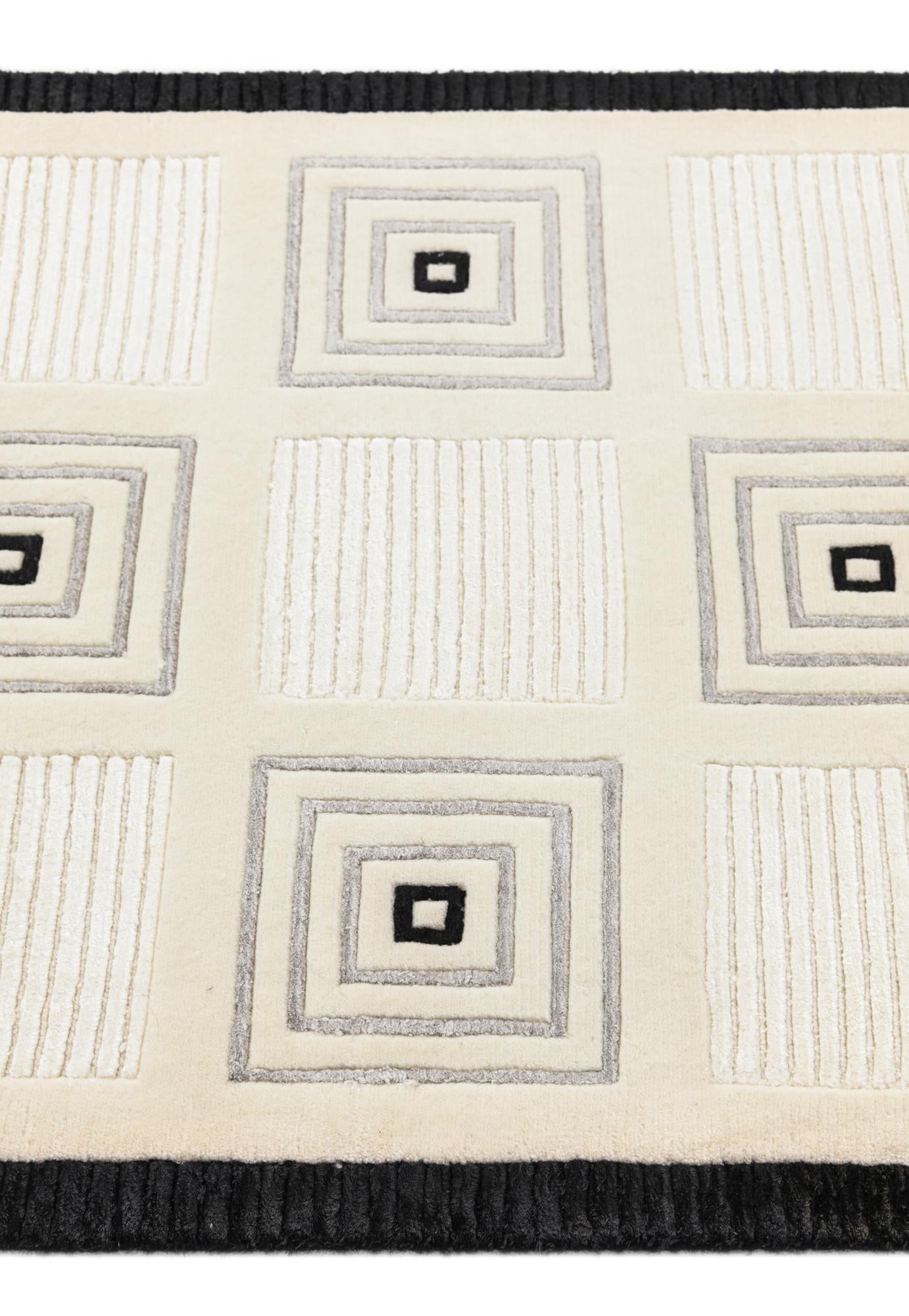 2' 7 x 9' 9 Hand Knotted Darya Wool Runner Rug