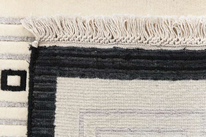 2' 7 x 9' 9 Hand Knotted Darya Wool Runner Rug