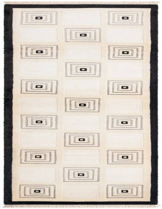 Detail image of 2' 7 x 9' 9 Hand Knotted Darya Wool Runner Rug