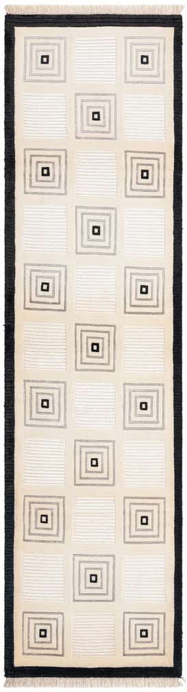 2' 7 x 9' 9 Hand Knotted Darya Wool Runner Rug