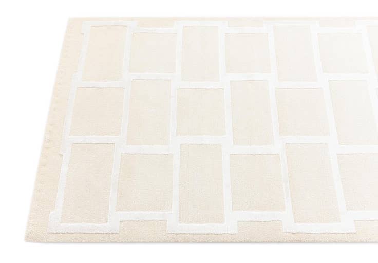Detail image of 2' 10 x 9' 10 Hand Knotted Darya Wool Runner Rug