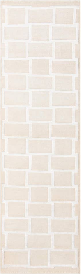 Detail image of 2' 10 x 9' 10 Hand Knotted Darya Wool Runner Rug