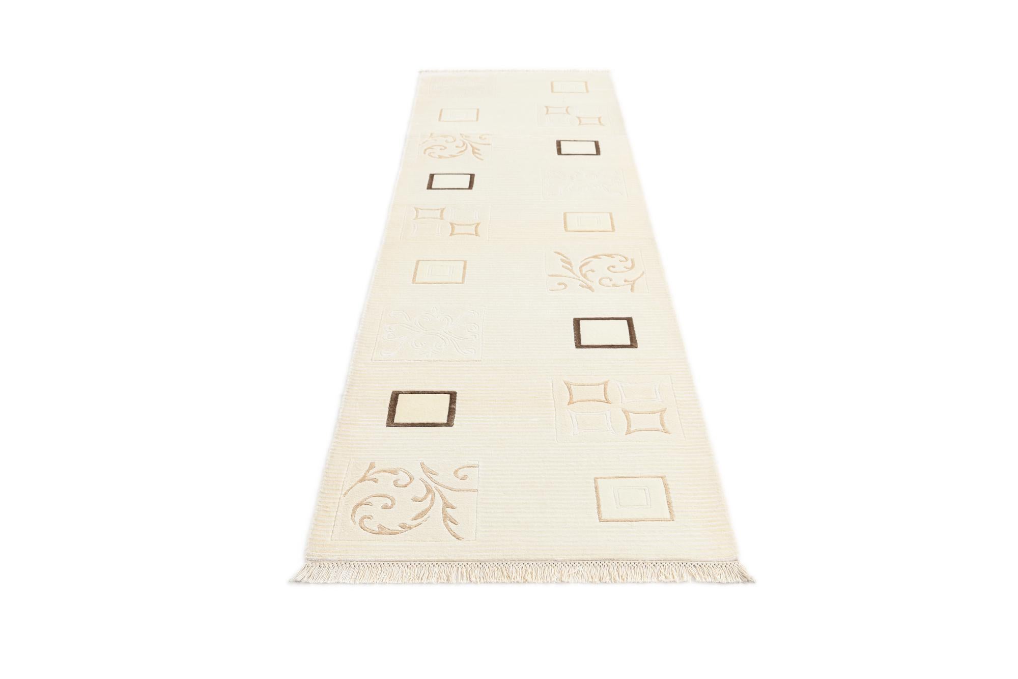 2' 10 x 9' 9 Hand Knotted Darya Wool Runner Rug
