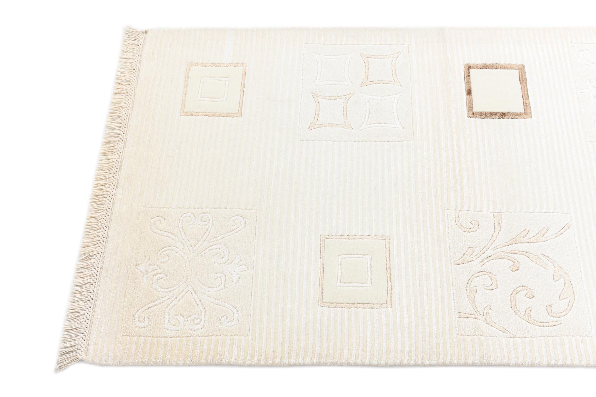 2' 10 x 9' 9 Hand Knotted Darya Wool Runner Rug