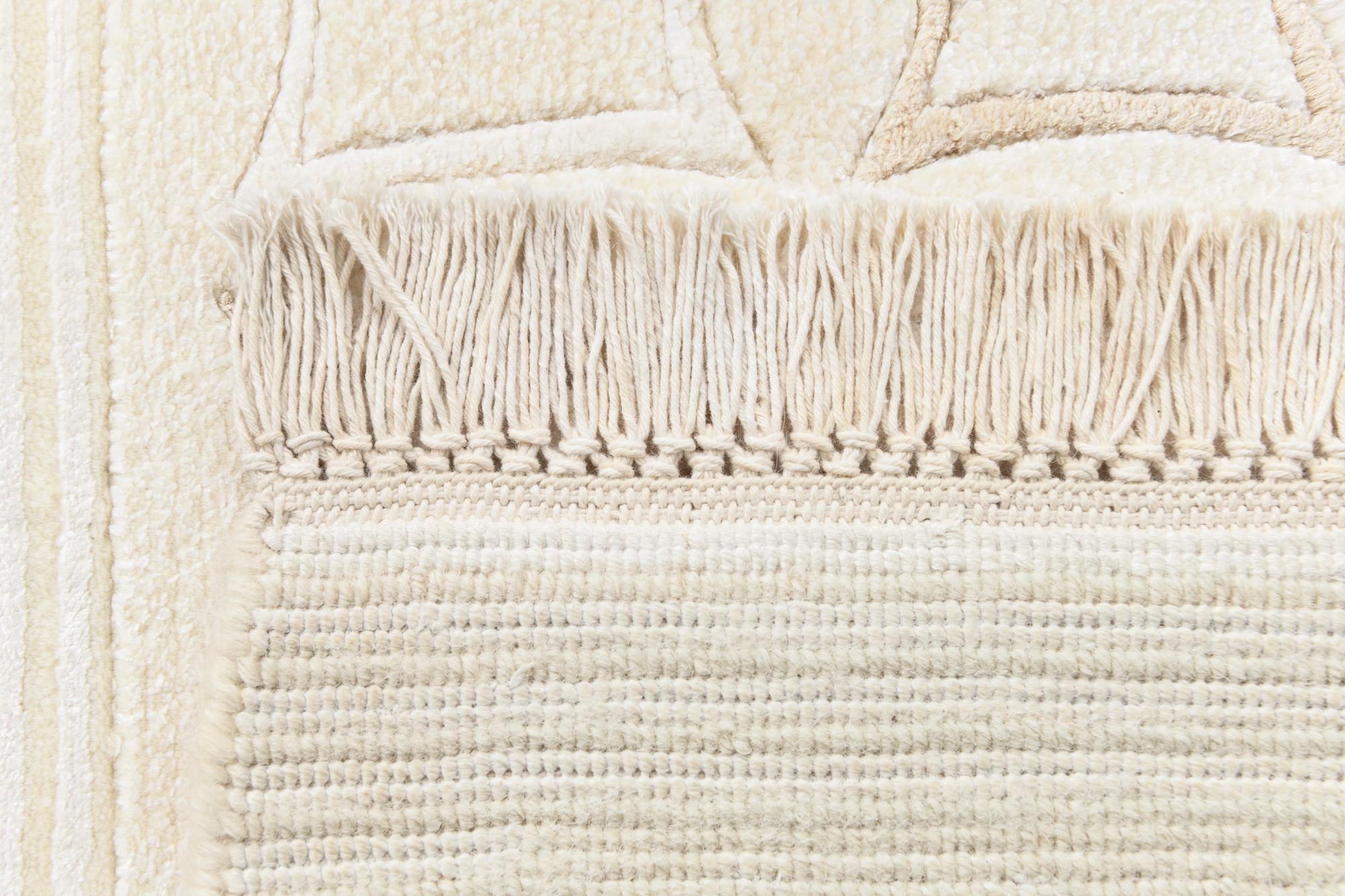 2' 10 x 9' 9 Hand Knotted Darya Wool Runner Rug