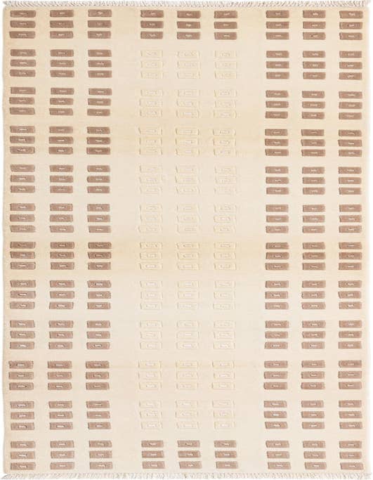 Detail image of 2' 7 x 9' 9 Hand Knotted Darya Wool Runner Rug