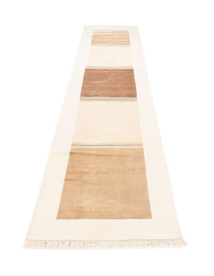 2' 7 x 13' Hand Knotted Darya Runner Rug