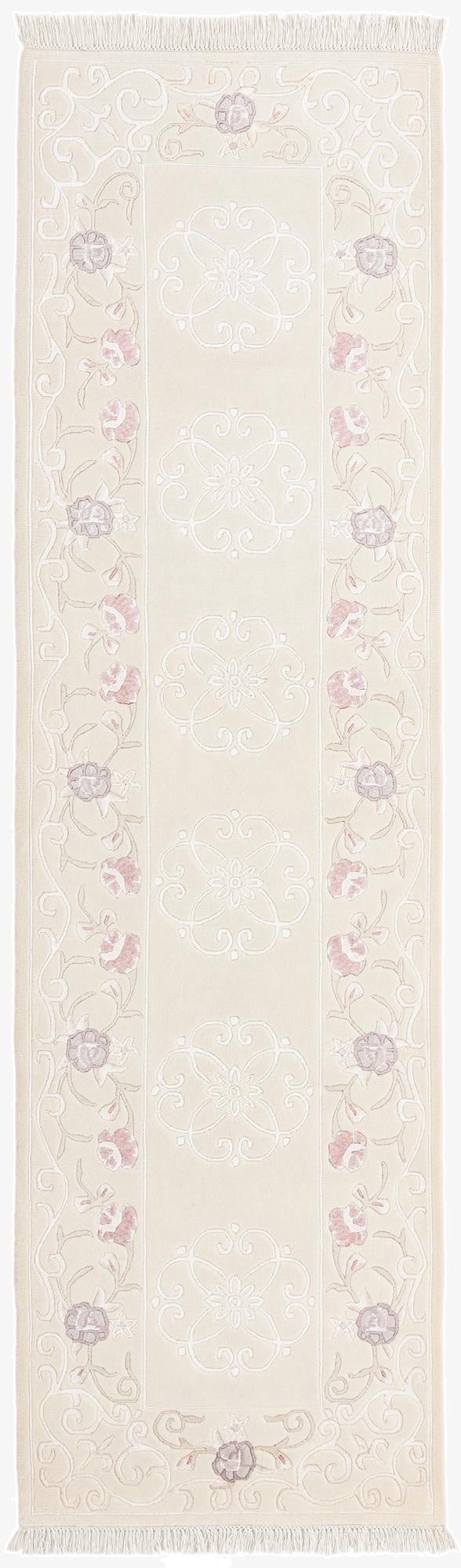 2' 10 x 9' 11  Hand Knotted Darya Wool Runner Rug