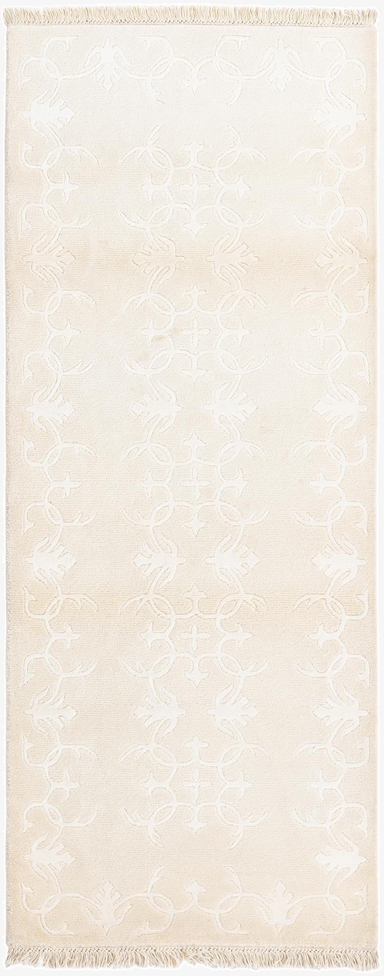 2' 7 x 6' 7 Hand Knotted Darya Wool Runner Rug