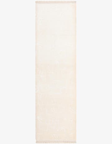 3' x 9' 9 Hand Knotted Darya Wool Runner Rug