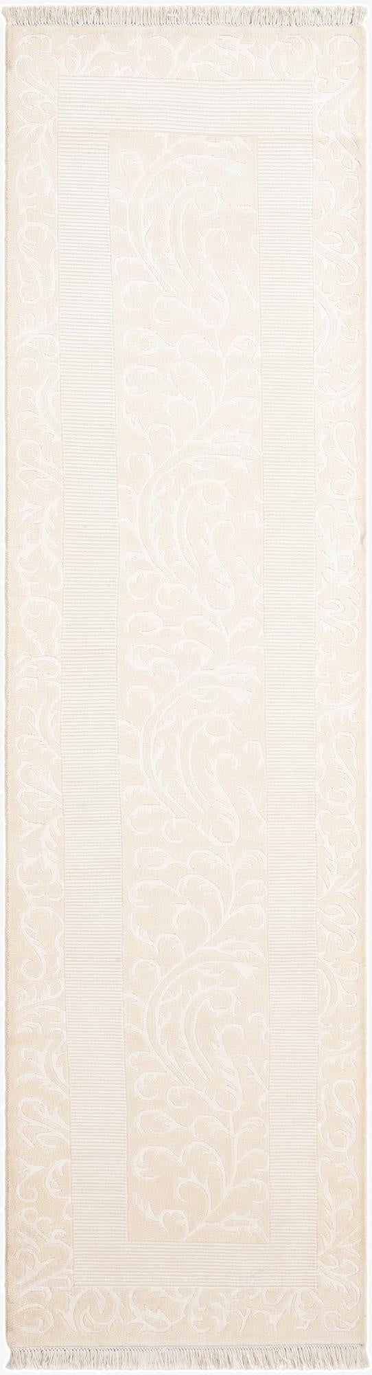 3' 3 x 12' 6  Hand Knotted Darya Wool Runner Rug