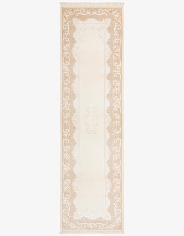 2' 9 x 9' 9 Hand Knotted Darya Wool Runner Rug