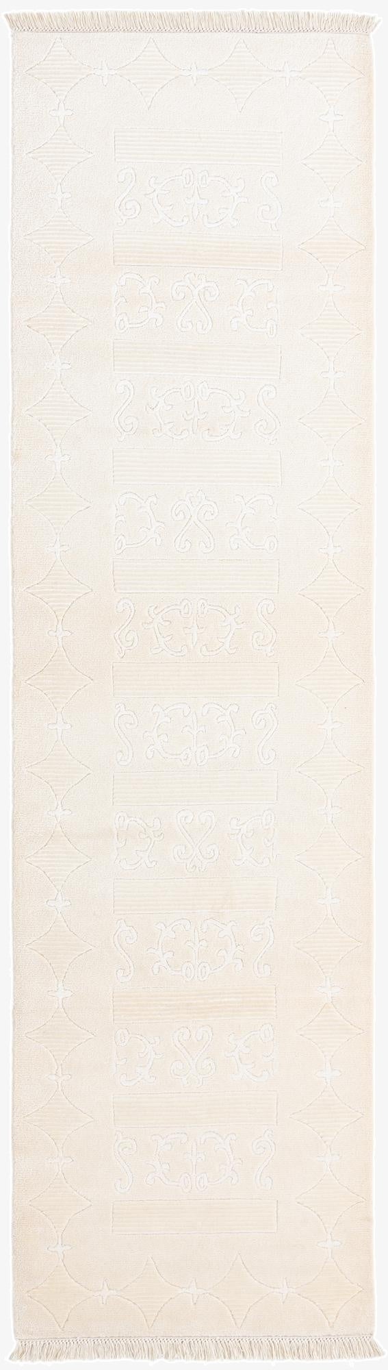 2' 9 x 9' 9  Hand Knotted Darya Wool Runner Rug