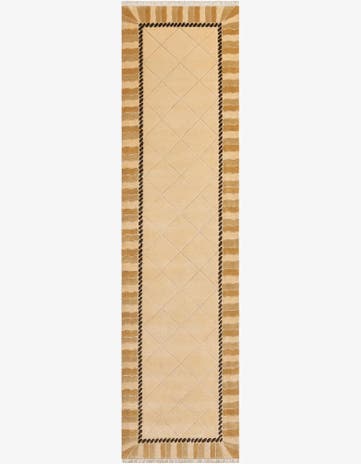 3' 3 x 13' Hand Knotted Darya Wool Runner Rug