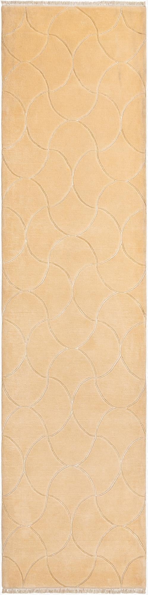 3' 6 x 13' 7  Hand Knotted Darya Wool Runner Rug