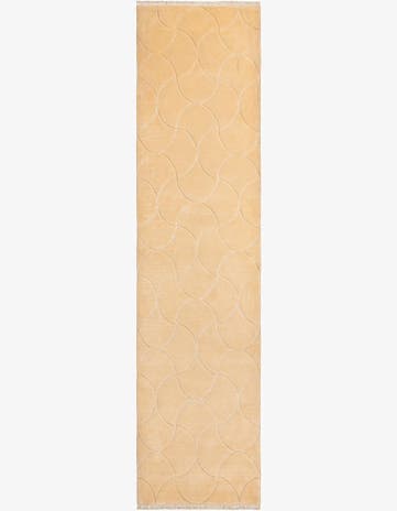 3' 6 x 13' 7 Hand Knotted Darya Wool Runner Rug