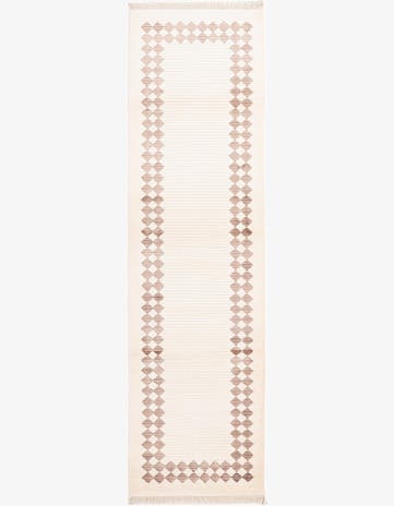 2' 8 x 9' 9 Hand Knotted Darya Wool Runner Rug