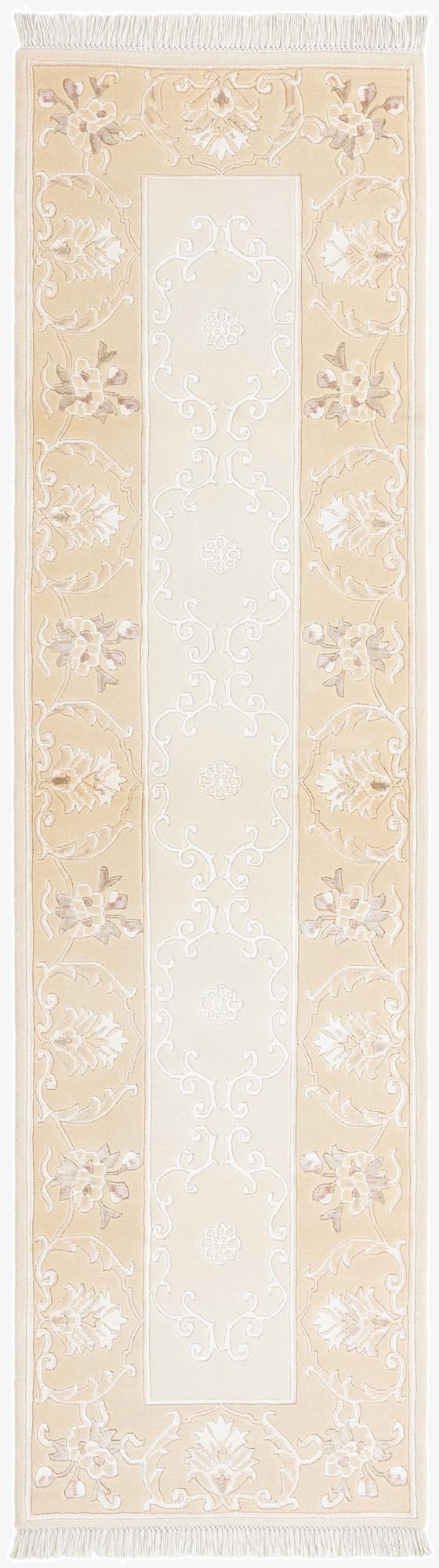 2' 9 x 10'  Hand Knotted Darya Wool Runner Rug