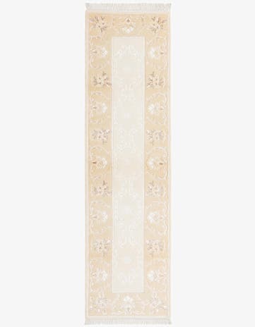 2' 9 x 10' Hand Knotted Darya Wool Runner Rug