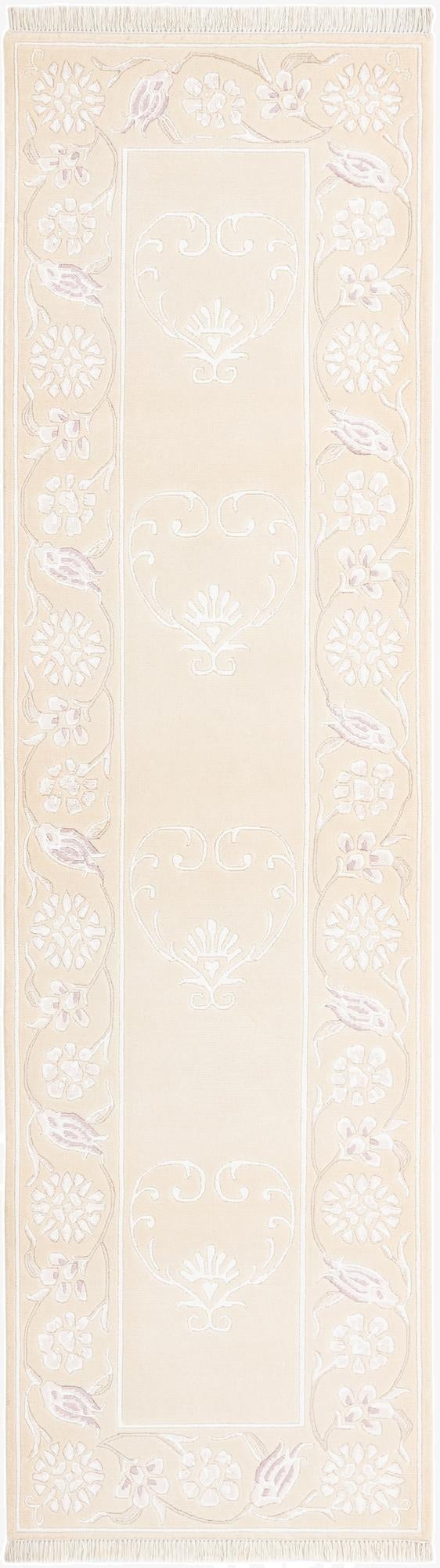 Primary image 2' 9 x 9' 9  Hand Knotted Darya Wool Runner Rug