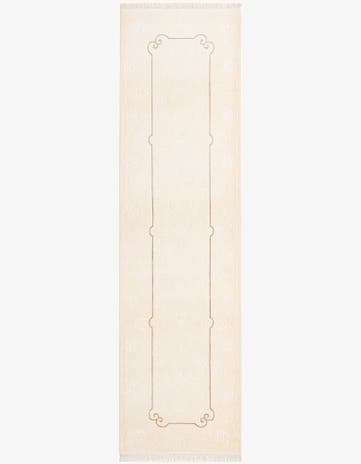 2' 9 x 9' 8 Hand Knotted Darya Wool Runner Rug