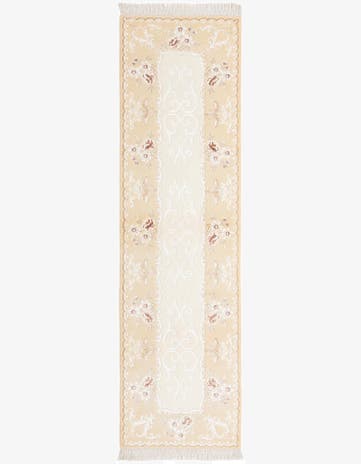 2' 9 x 10' Hand Knotted Darya Wool Runner Rug