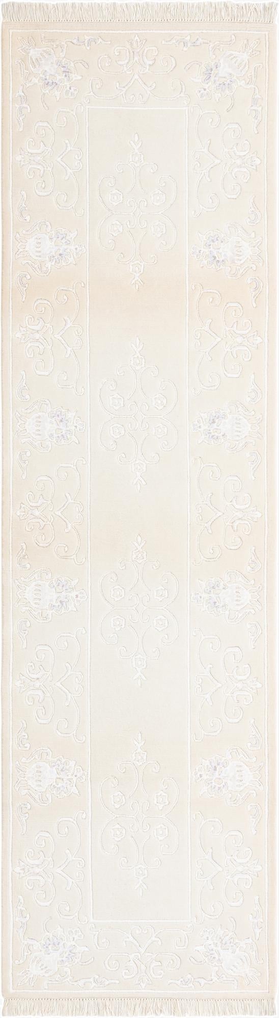 2' 8 x 9' 8  Hand Knotted Darya Wool Runner Rug