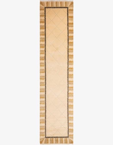 3' 4 x 13' 8 Hand Knotted Darya Wool Runner Rug