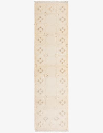 2' 11 x 9' 9 Hand Knotted Darya Wool Runner Rug