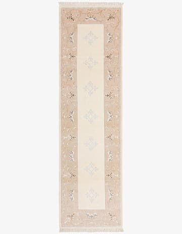 2' 9 x 9' 9 Hand Knotted Darya Wool Runner Rug