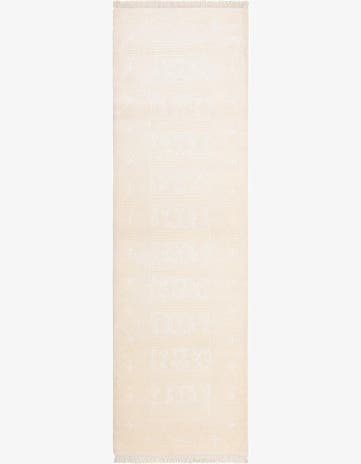 2' 11 x 9' 8 Hand Knotted Darya Wool Runner Rug