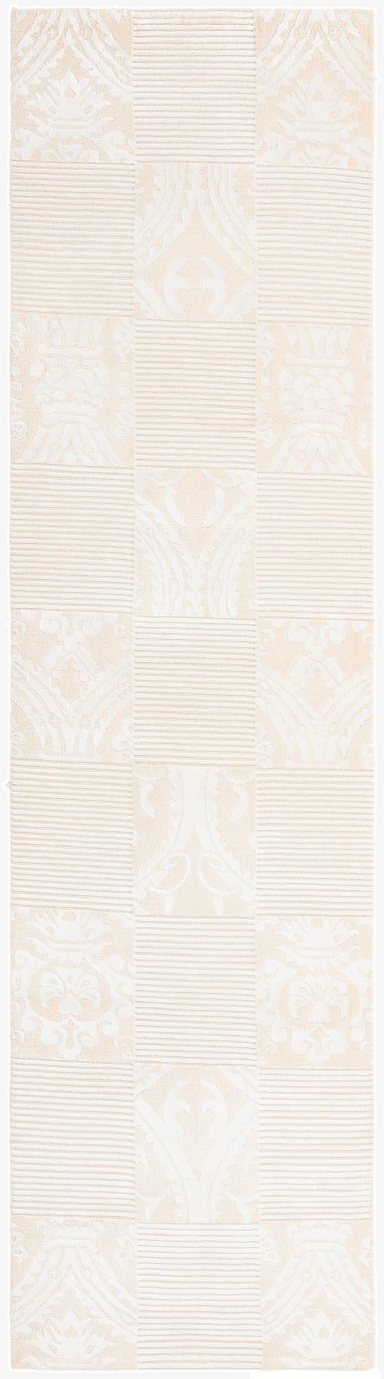 2' 7 x 9' 10  Hand Knotted Darya Wool Runner Rug