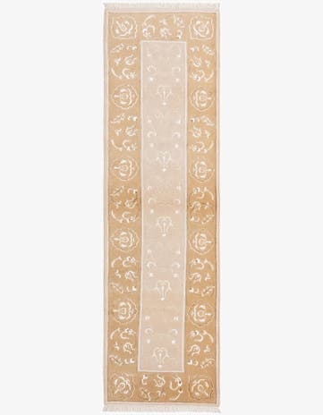 2' 9 x 9' 9 Hand Knotted Darya Wool Runner Rug