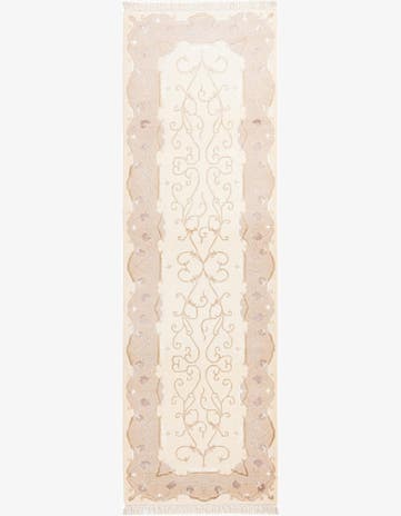 2' 11 x 9' 9 Hand Knotted Darya Wool Runner Rug