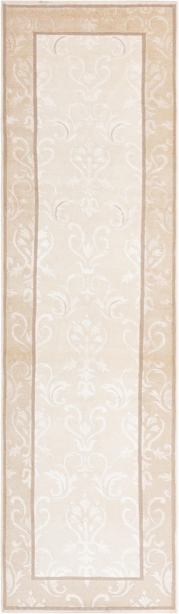 2' 9 x 10'  Hand Knotted Darya Wool Runner Rug